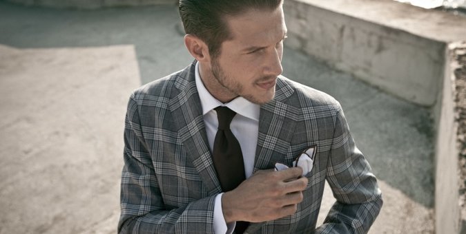 Mannenmode: ruitjes